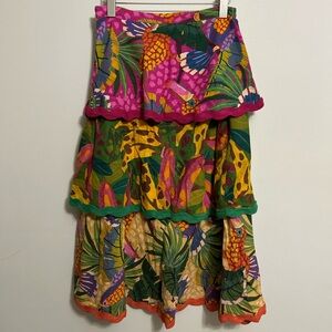 FARM Rio Multicolor Tropical Skirt
